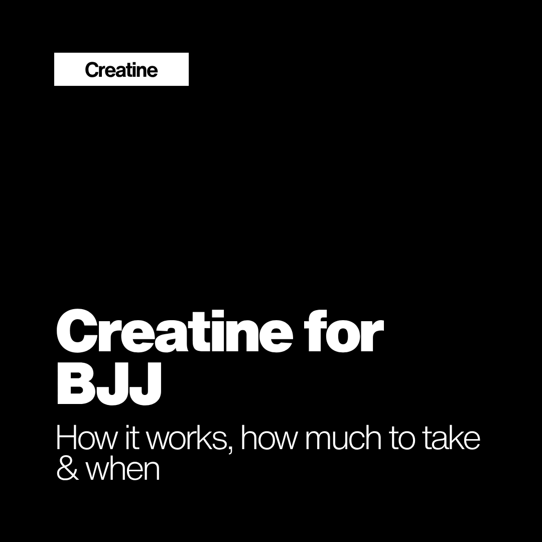 Creatine for BJJ: how it works, how much to take and when