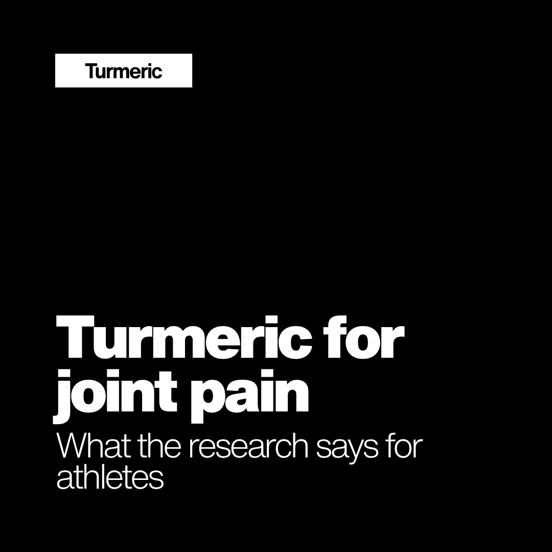 Turmeric for joint pain: what the research says for athletes